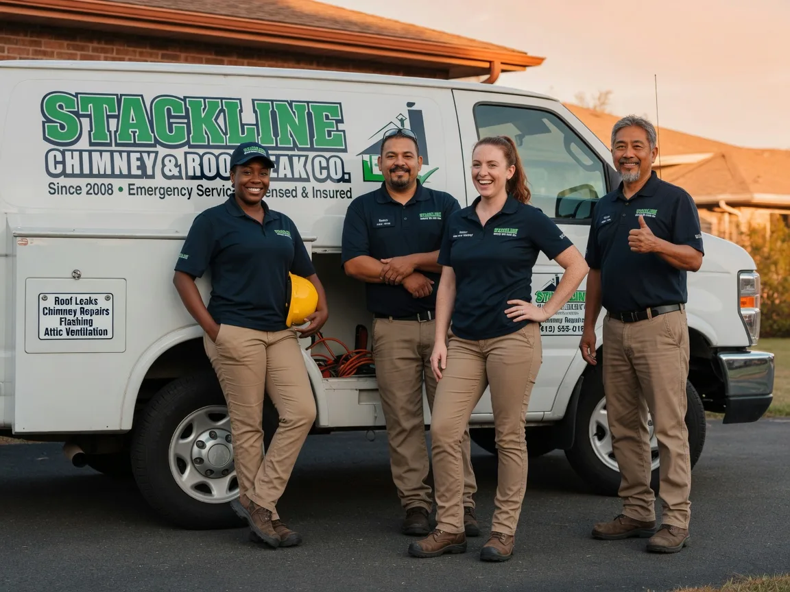 Chimney flashing repair company in Vanceboro, NC